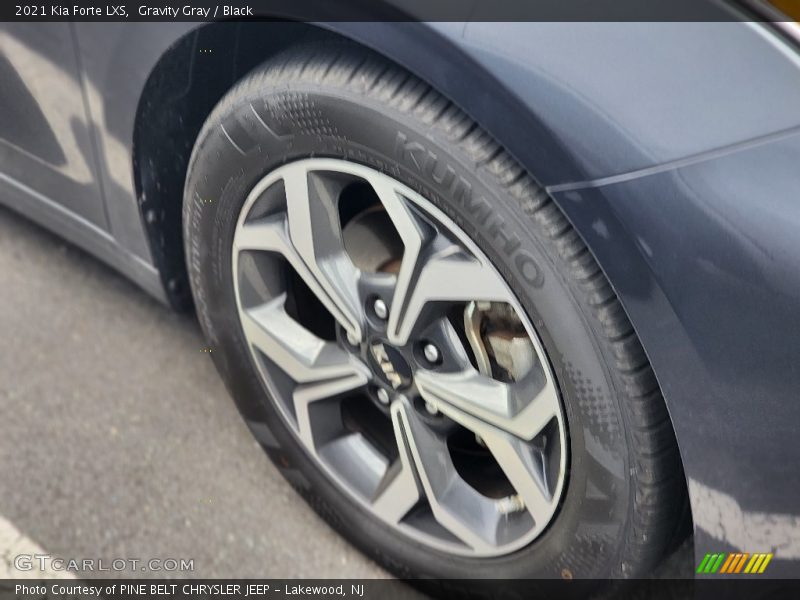Gravity Gray / Black 2021 Kia Forte LXS