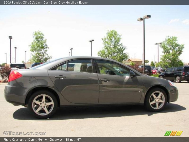 Dark Steel Gray Metallic / Ebony 2009 Pontiac G6 V6 Sedan
