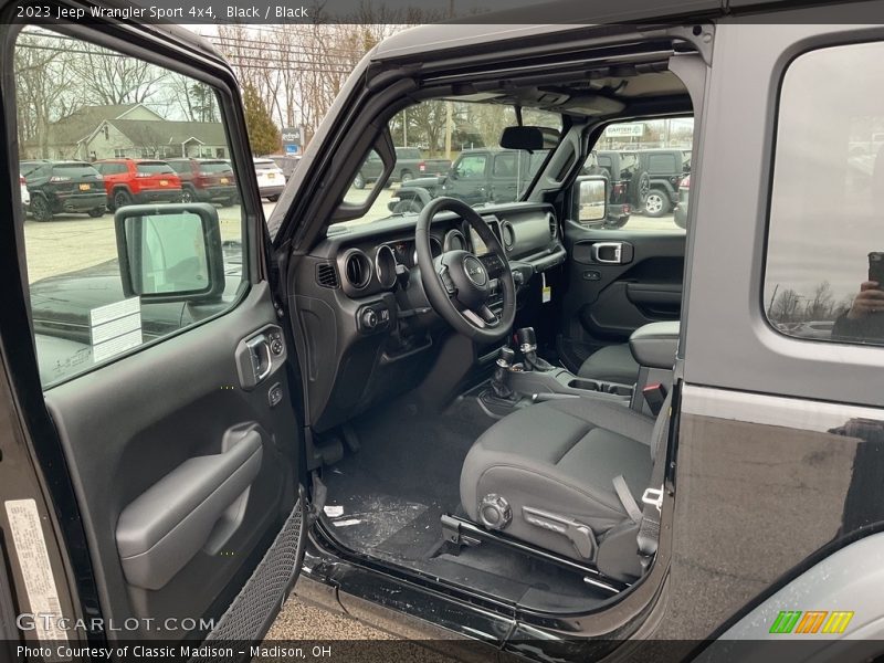 Front Seat of 2023 Wrangler Sport 4x4