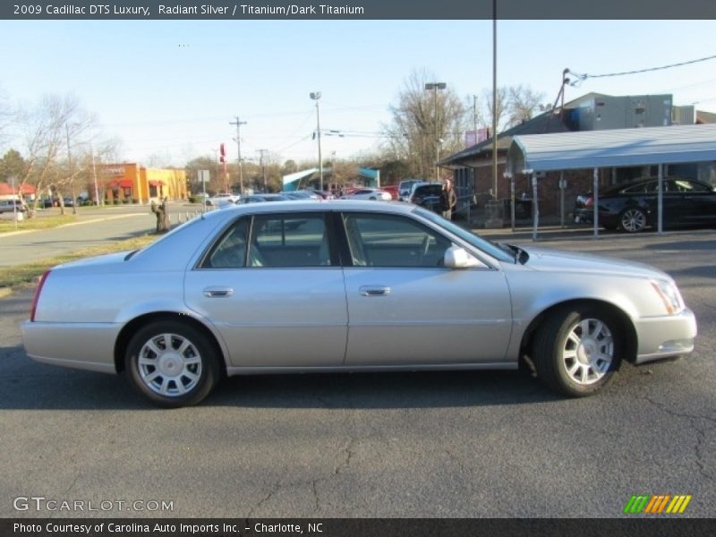 Radiant Silver / Titanium/Dark Titanium 2009 Cadillac DTS Luxury
