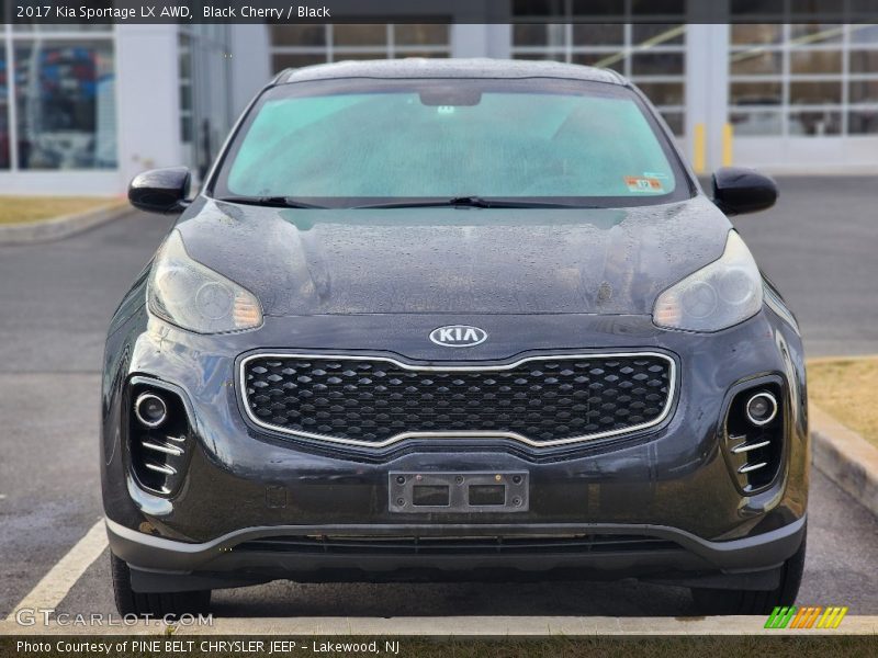 Black Cherry / Black 2017 Kia Sportage LX AWD