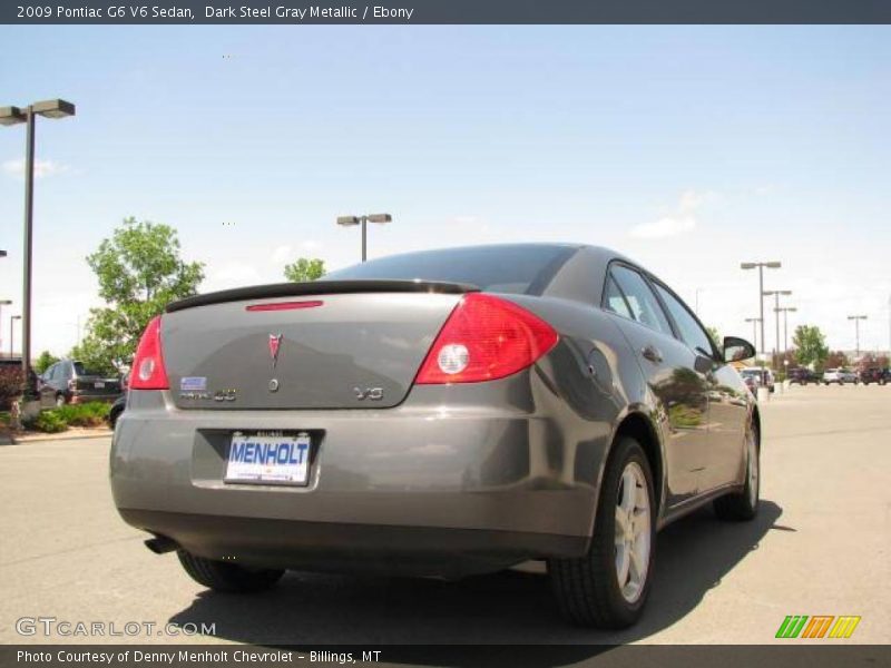 Dark Steel Gray Metallic / Ebony 2009 Pontiac G6 V6 Sedan