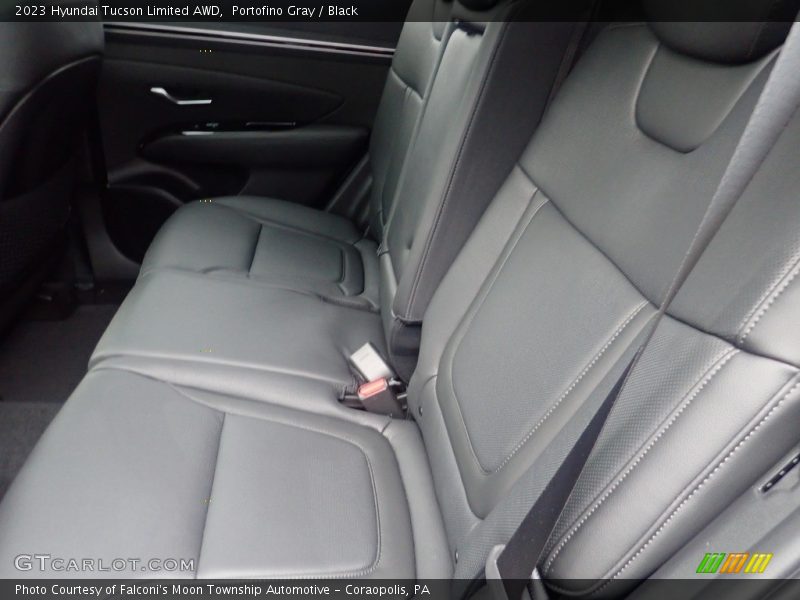 Portofino Gray / Black 2023 Hyundai Tucson Limited AWD