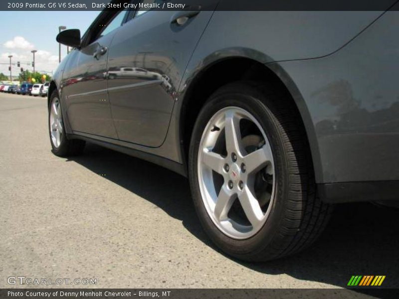 Dark Steel Gray Metallic / Ebony 2009 Pontiac G6 V6 Sedan