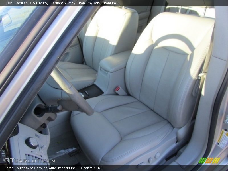 Radiant Silver / Titanium/Dark Titanium 2009 Cadillac DTS Luxury