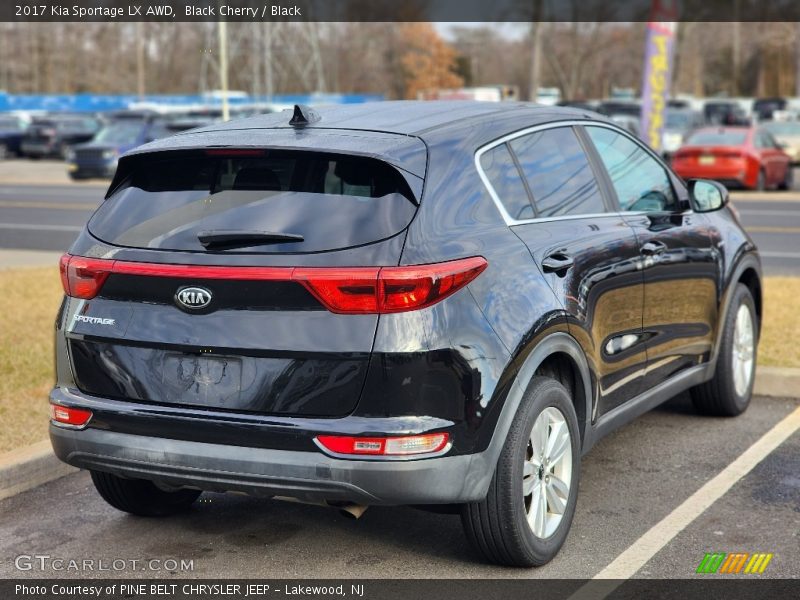 Black Cherry / Black 2017 Kia Sportage LX AWD