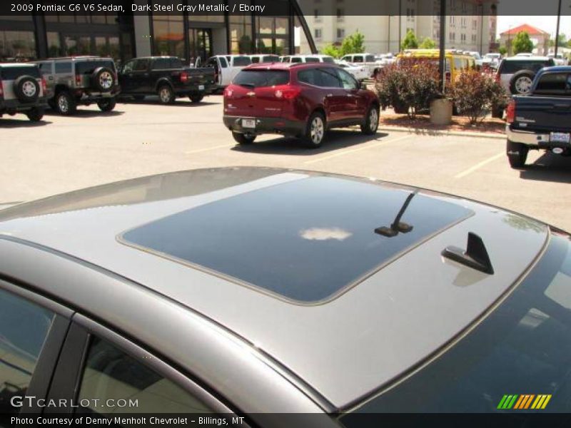 Dark Steel Gray Metallic / Ebony 2009 Pontiac G6 V6 Sedan