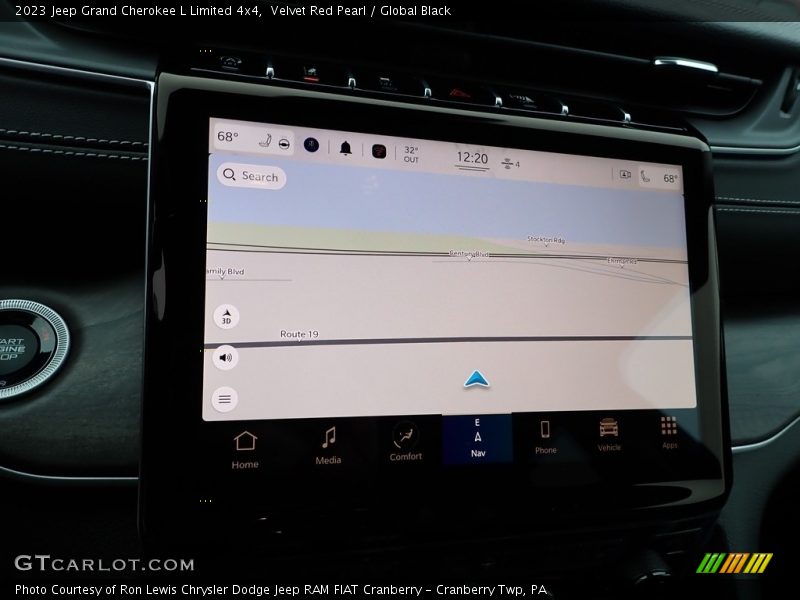 Navigation of 2023 Grand Cherokee L Limited 4x4