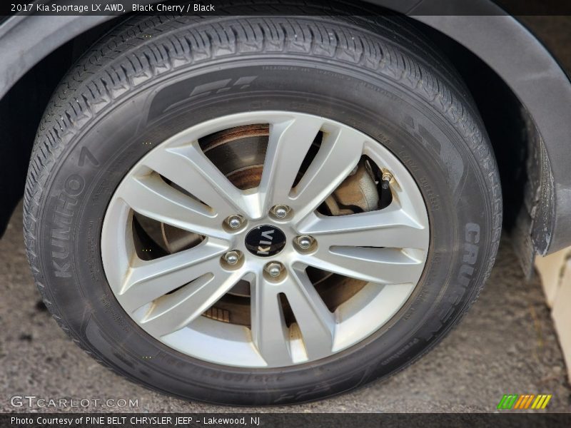 Black Cherry / Black 2017 Kia Sportage LX AWD