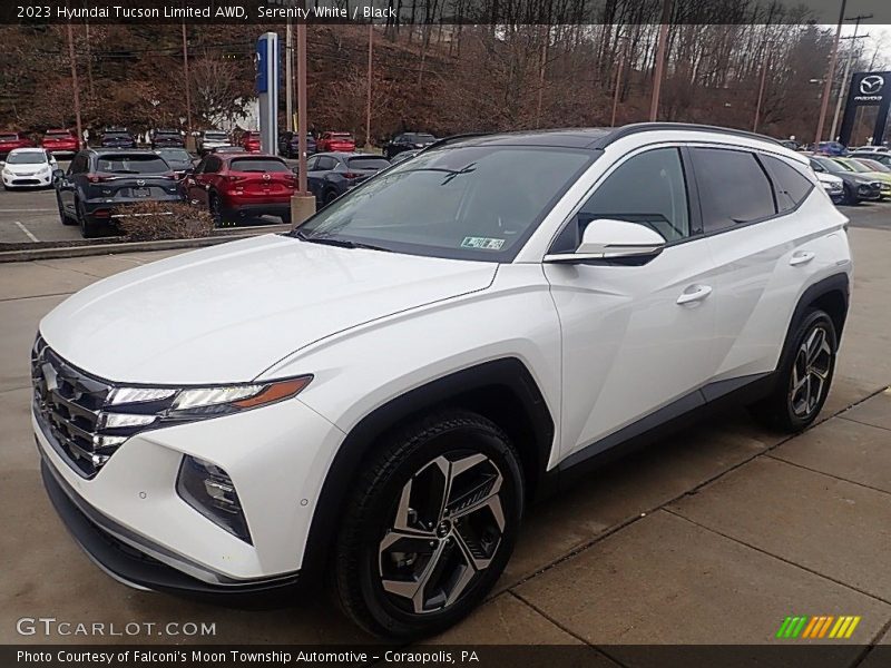 Serenity White / Black 2023 Hyundai Tucson Limited AWD