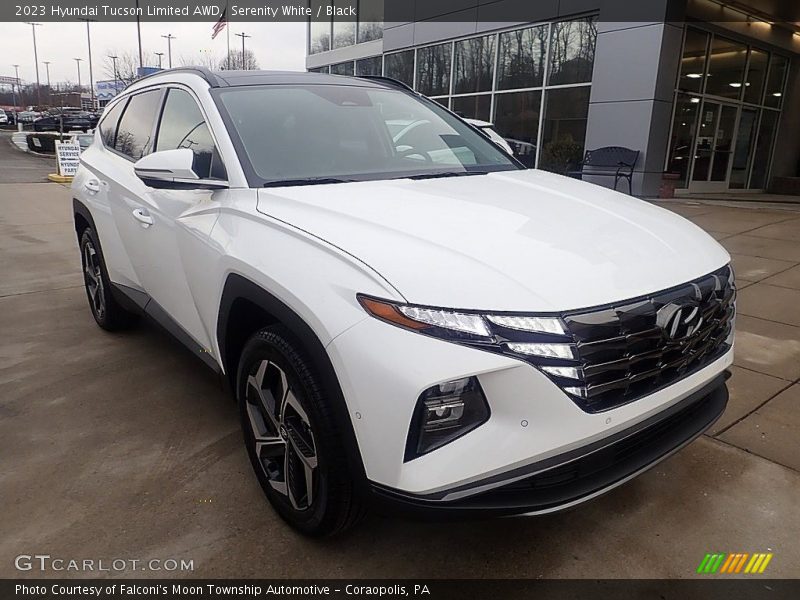 Serenity White / Black 2023 Hyundai Tucson Limited AWD