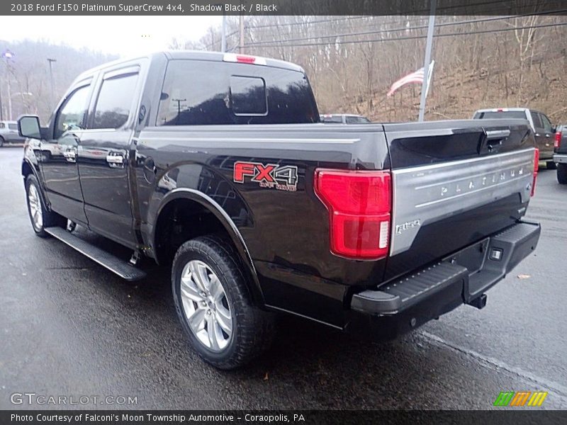 Shadow Black / Black 2018 Ford F150 Platinum SuperCrew 4x4