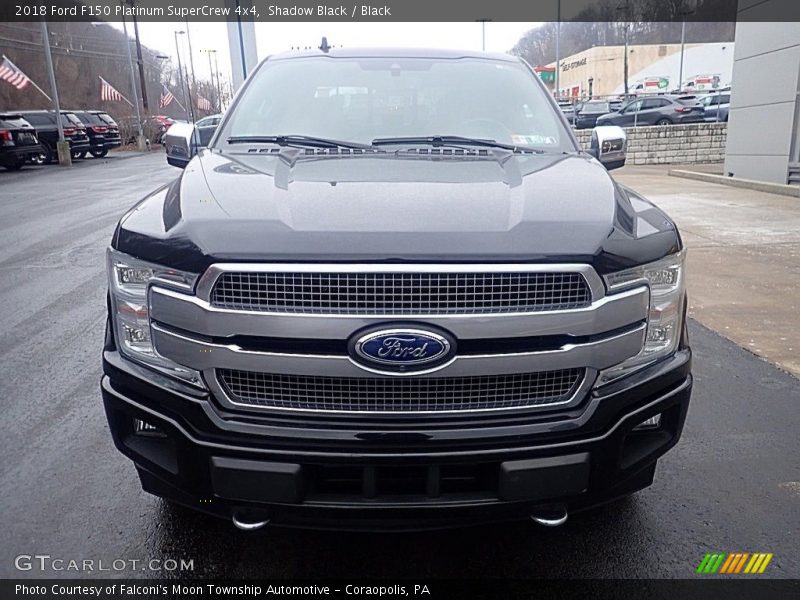 Shadow Black / Black 2018 Ford F150 Platinum SuperCrew 4x4