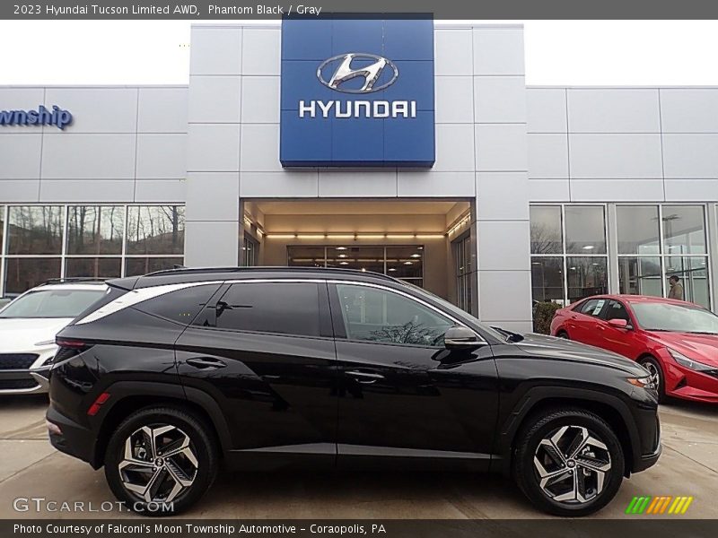 Phantom Black / Gray 2023 Hyundai Tucson Limited AWD