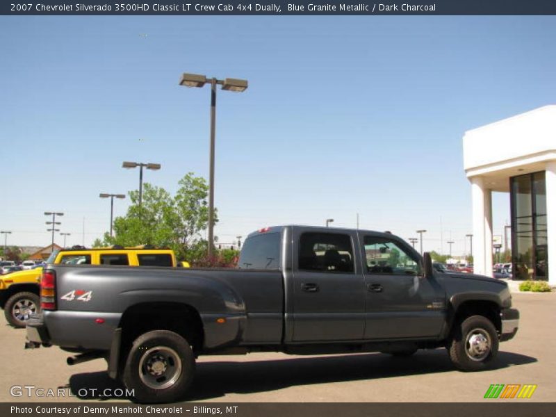 Blue Granite Metallic / Dark Charcoal 2007 Chevrolet Silverado 3500HD Classic LT Crew Cab 4x4 Dually
