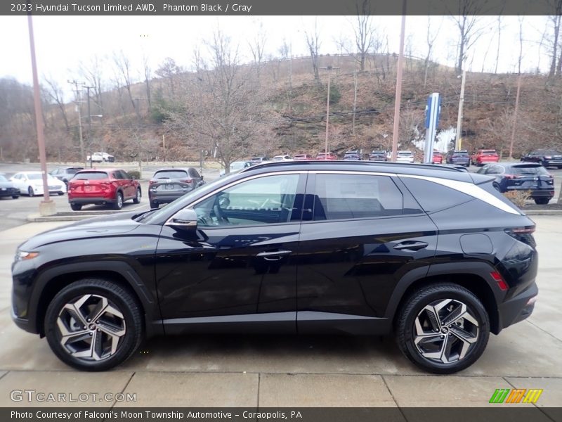 Phantom Black / Gray 2023 Hyundai Tucson Limited AWD