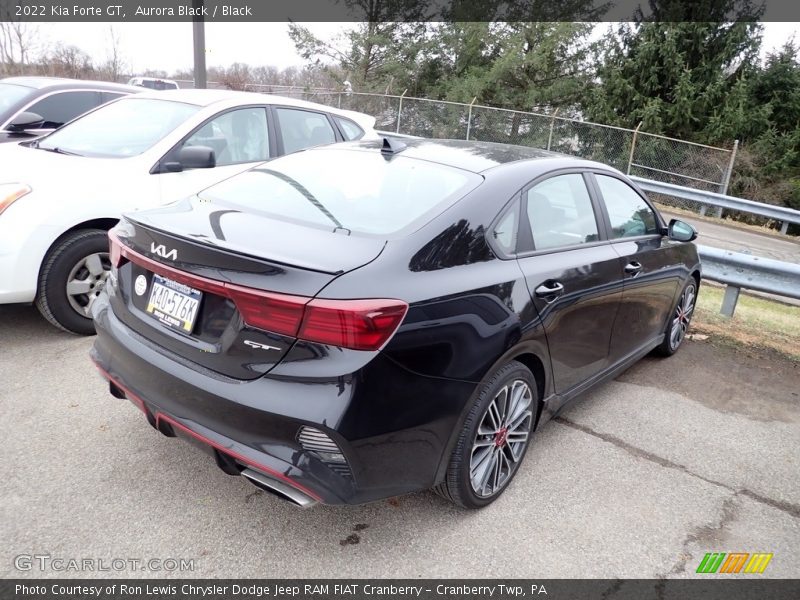 Aurora Black / Black 2022 Kia Forte GT