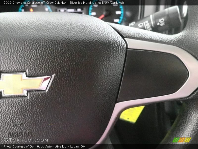 Silver Ice Metallic / Jet Black/Dark Ash 2019 Chevrolet Colorado WT Crew Cab 4x4