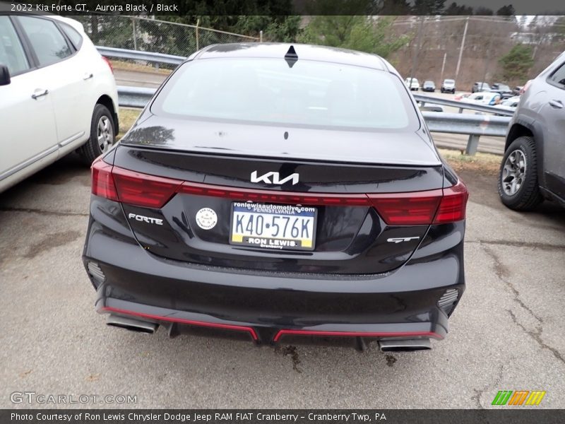 Aurora Black / Black 2022 Kia Forte GT