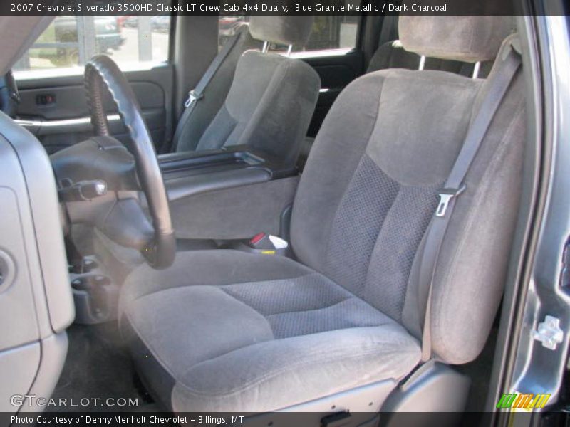 Blue Granite Metallic / Dark Charcoal 2007 Chevrolet Silverado 3500HD Classic LT Crew Cab 4x4 Dually