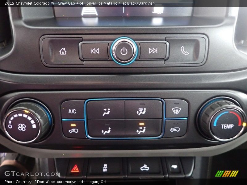 Silver Ice Metallic / Jet Black/Dark Ash 2019 Chevrolet Colorado WT Crew Cab 4x4