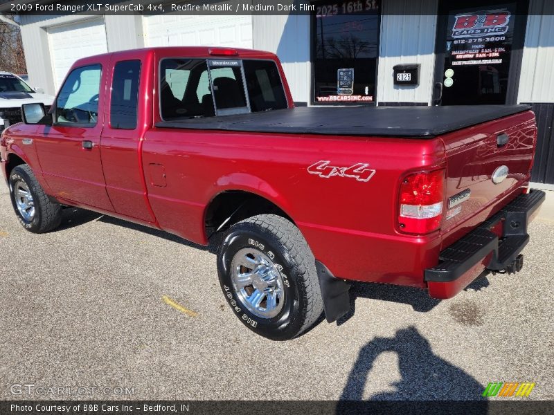 Redfire Metallic / Medium Dark Flint 2009 Ford Ranger XLT SuperCab 4x4