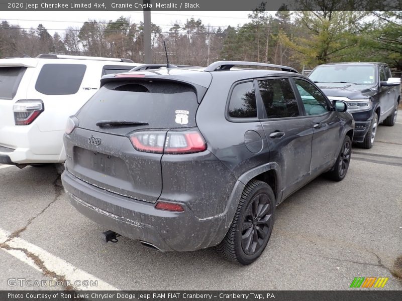 Granite Crystal Metallic / Black 2020 Jeep Cherokee Limited 4x4