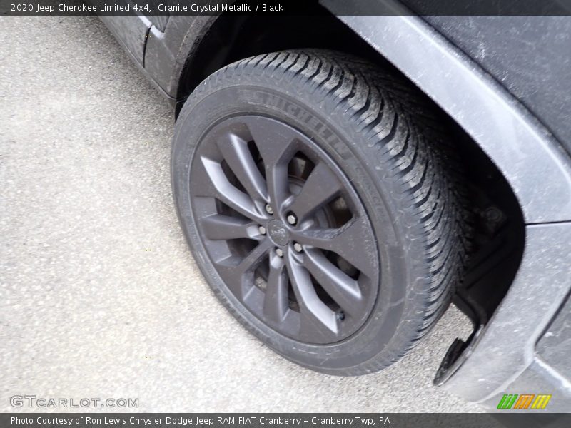 Granite Crystal Metallic / Black 2020 Jeep Cherokee Limited 4x4