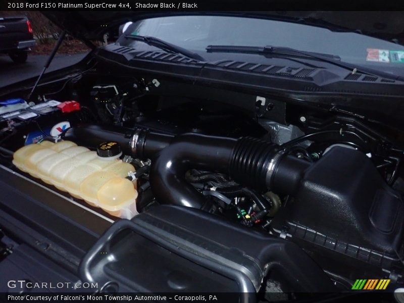 Shadow Black / Black 2018 Ford F150 Platinum SuperCrew 4x4