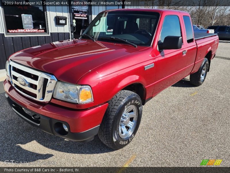Redfire Metallic / Medium Dark Flint 2009 Ford Ranger XLT SuperCab 4x4