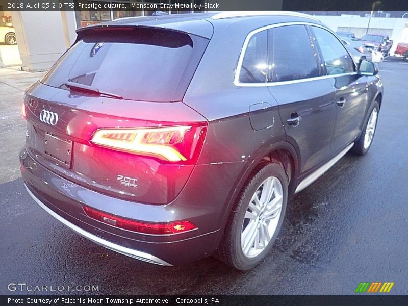 Monsoon Gray Metallic / Black 2018 Audi Q5 2.0 TFSI Prestige quattro