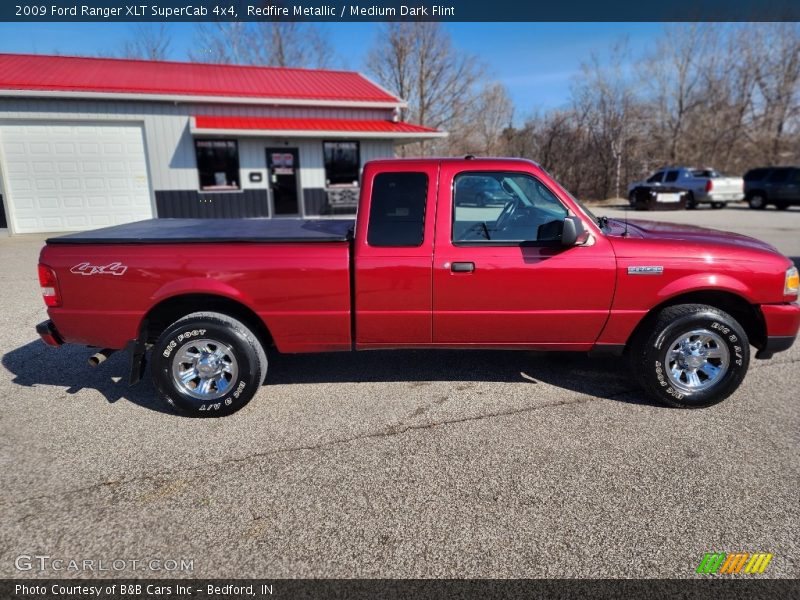 Redfire Metallic / Medium Dark Flint 2009 Ford Ranger XLT SuperCab 4x4