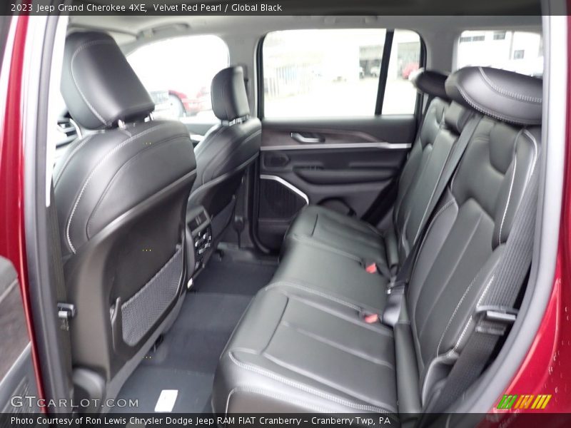 Rear Seat of 2023 Grand Cherokee 4XE
