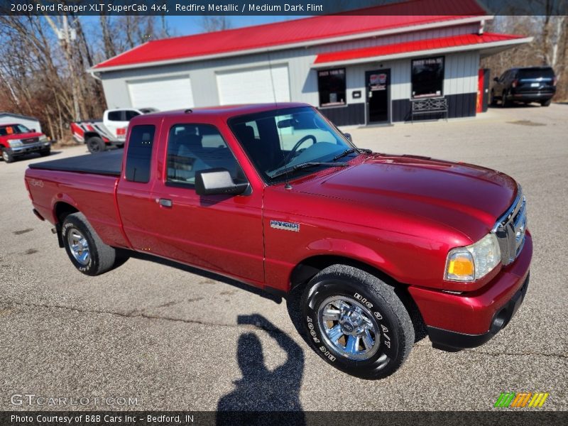 Redfire Metallic / Medium Dark Flint 2009 Ford Ranger XLT SuperCab 4x4