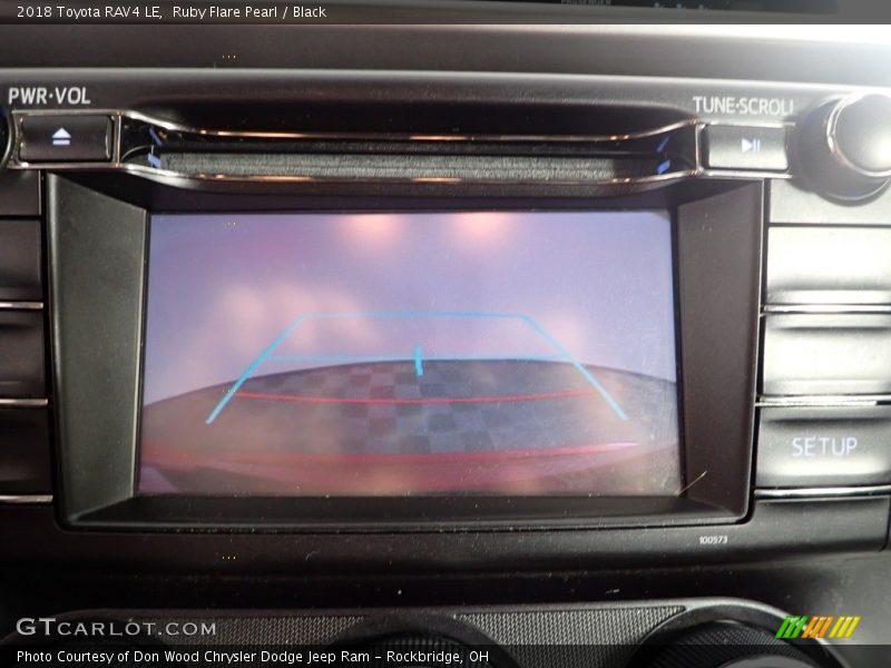 Ruby Flare Pearl / Black 2018 Toyota RAV4 LE