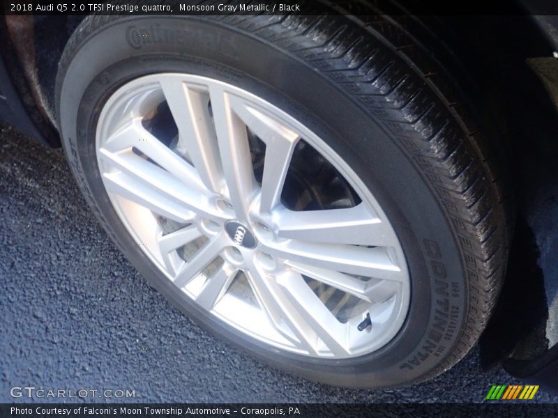 Monsoon Gray Metallic / Black 2018 Audi Q5 2.0 TFSI Prestige quattro