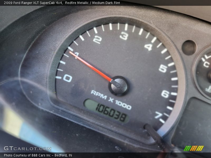 Redfire Metallic / Medium Dark Flint 2009 Ford Ranger XLT SuperCab 4x4