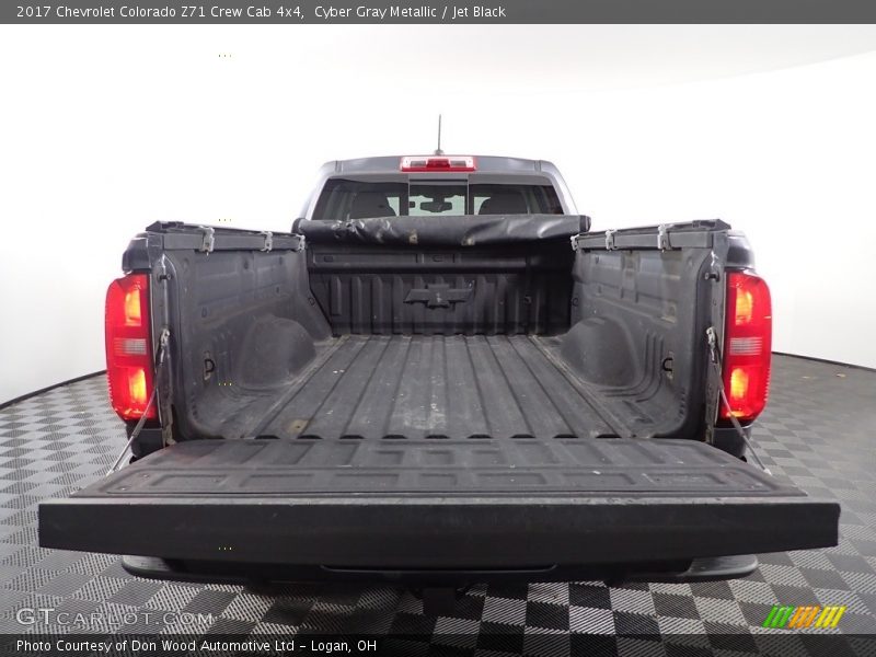Cyber Gray Metallic / Jet Black 2017 Chevrolet Colorado Z71 Crew Cab 4x4