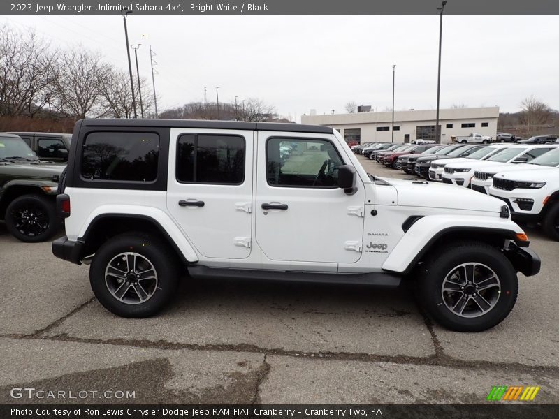 Bright White / Black 2023 Jeep Wrangler Unlimited Sahara 4x4
