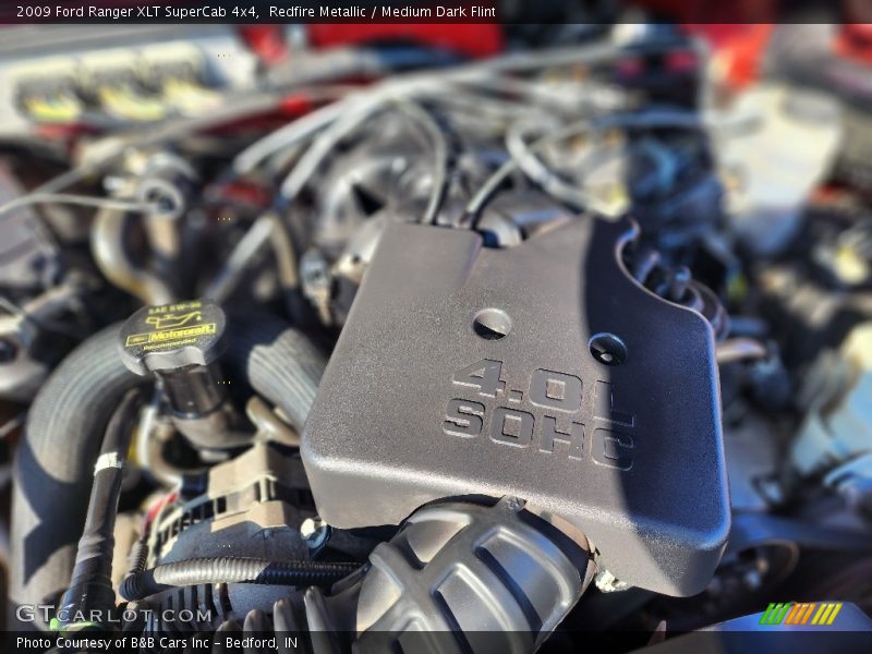 Redfire Metallic / Medium Dark Flint 2009 Ford Ranger XLT SuperCab 4x4