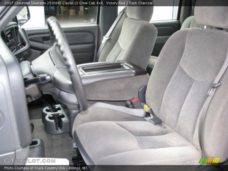 Victory Red / Dark Charcoal 2007 Chevrolet Silverado 2500HD Classic LS Crew Cab 4x4