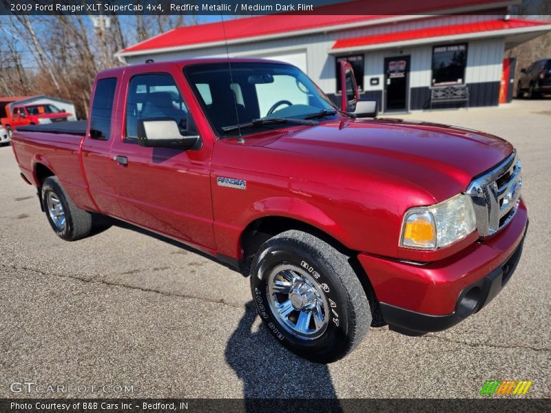Redfire Metallic / Medium Dark Flint 2009 Ford Ranger XLT SuperCab 4x4