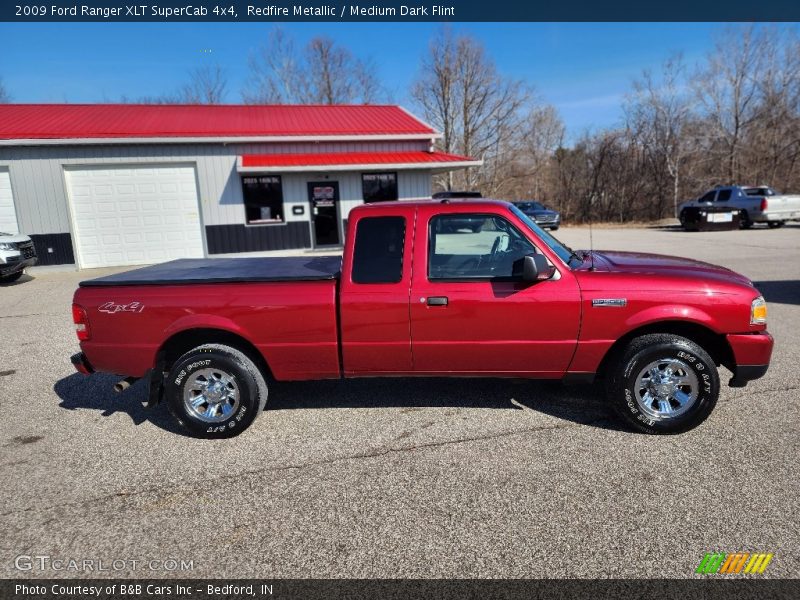 Redfire Metallic / Medium Dark Flint 2009 Ford Ranger XLT SuperCab 4x4