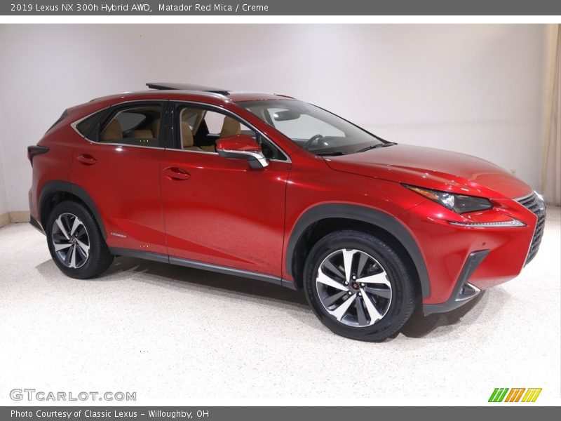 Matador Red Mica / Creme 2019 Lexus NX 300h Hybrid AWD