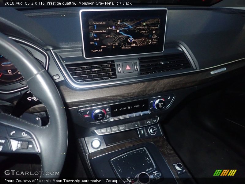 Monsoon Gray Metallic / Black 2018 Audi Q5 2.0 TFSI Prestige quattro