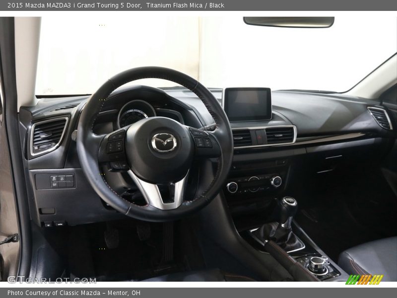 Dashboard of 2015 MAZDA3 i Grand Touring 5 Door