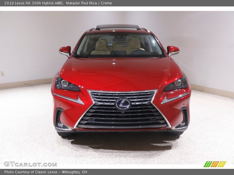 Matador Red Mica / Creme 2019 Lexus NX 300h Hybrid AWD