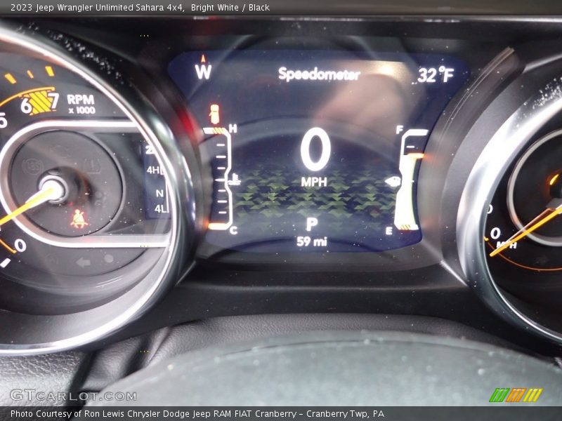 Bright White / Black 2023 Jeep Wrangler Unlimited Sahara 4x4