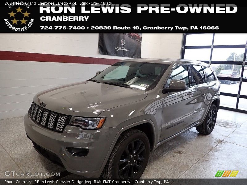 Sting-Gray / Black 2021 Jeep Grand Cherokee Laredo 4x4