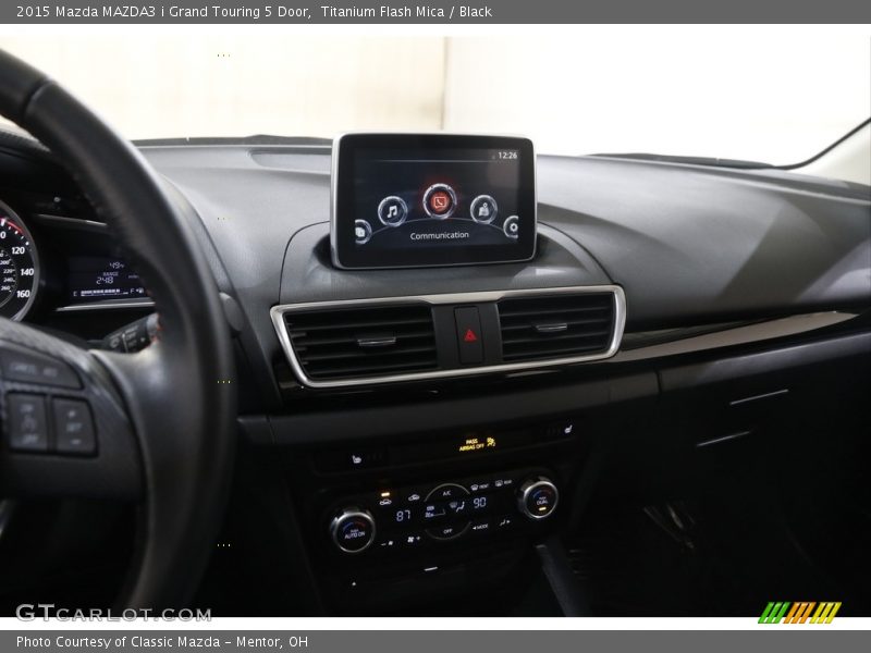 Titanium Flash Mica / Black 2015 Mazda MAZDA3 i Grand Touring 5 Door